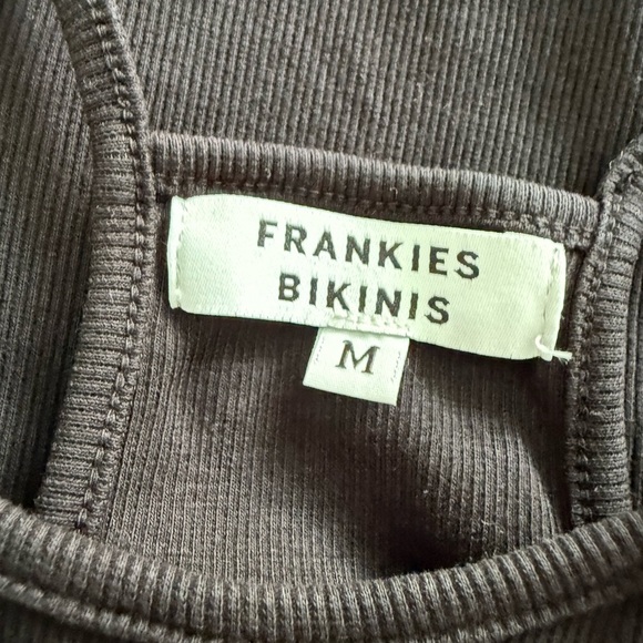 Frankie's Bikinis Black Halter Slip Dress for Cocktail - Picture 3 of 3
